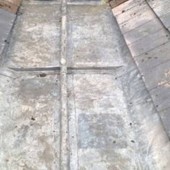 Fully repaired roof section